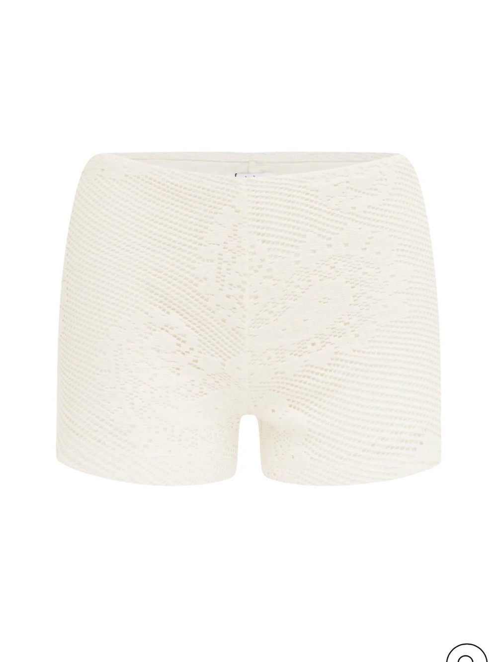 With Jean Dom Shorts - White Lace - Picture 3 of 7